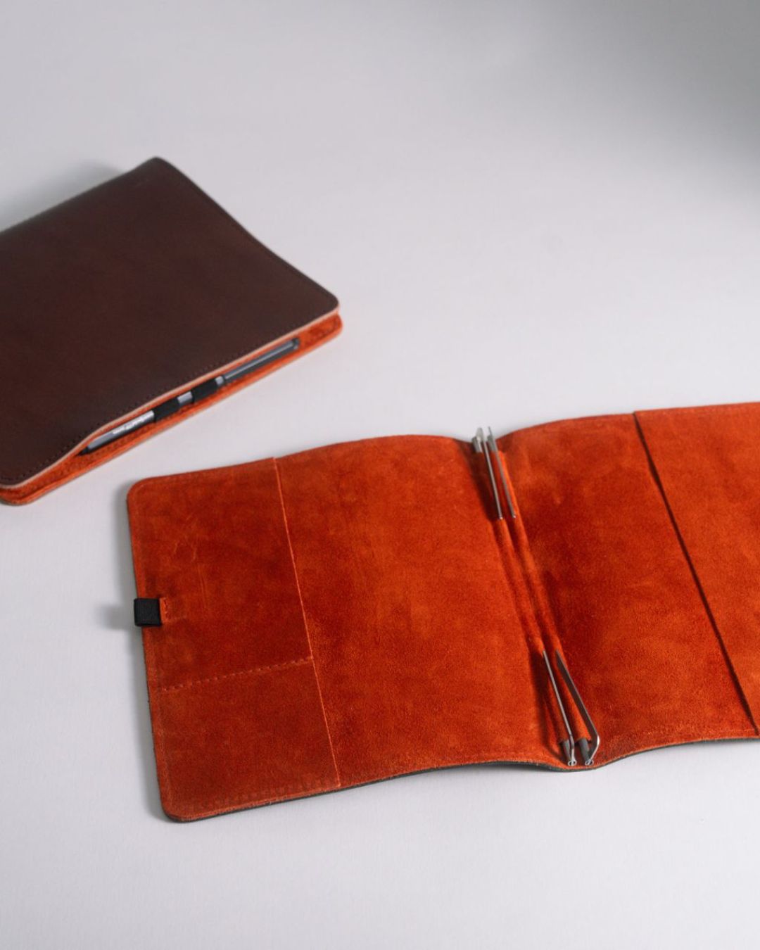 Roterfaden Slim Refillable Notebook (Taschenbegleiter) - Leather Brown