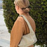 Baggu Meringue Bag Small - Sage Stripe