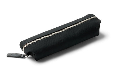bellroy-pencil-case-epca-midnight-Black zippered pouch on a white background