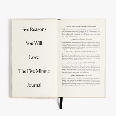 Intelligent Change - The Five Minute Journal Black
