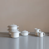 Riess Enamel Pot White