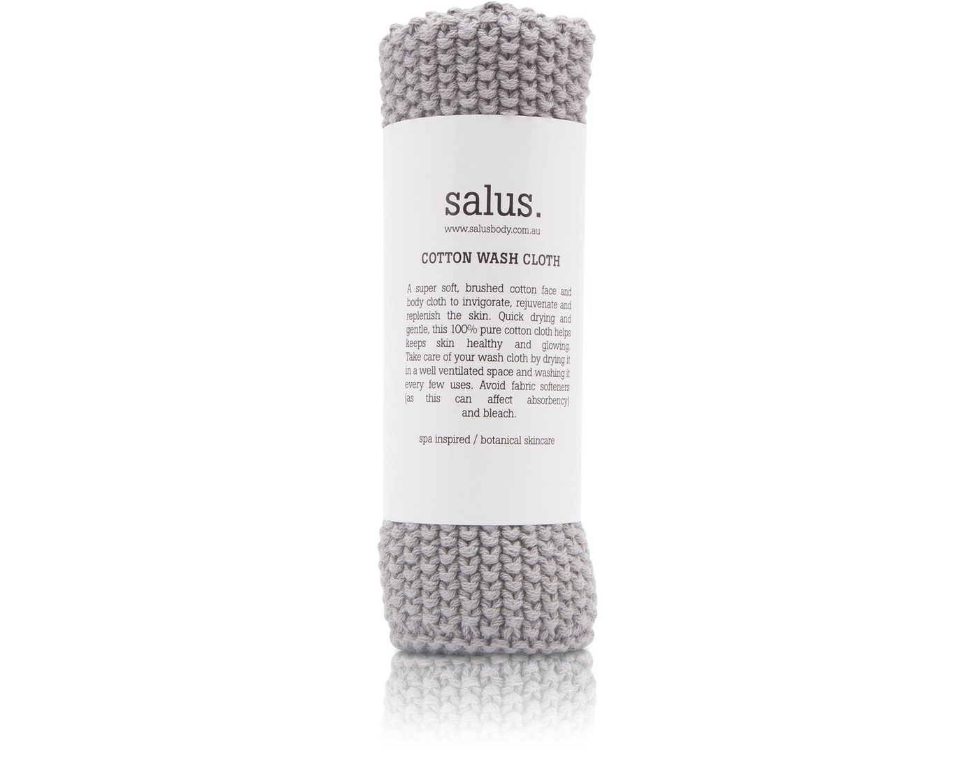 Salus Cotton wash cloth - Grey - simplebeautifulthings