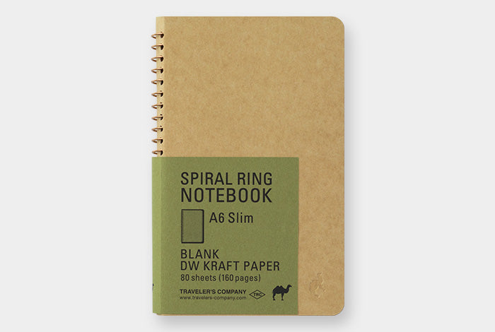 Traveler's Company - Spiral Ring Notebook Kraft Paper