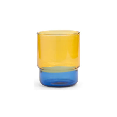 Two_tone_stacking_glass_300ml_yellow/blue_simple_beautiful_things