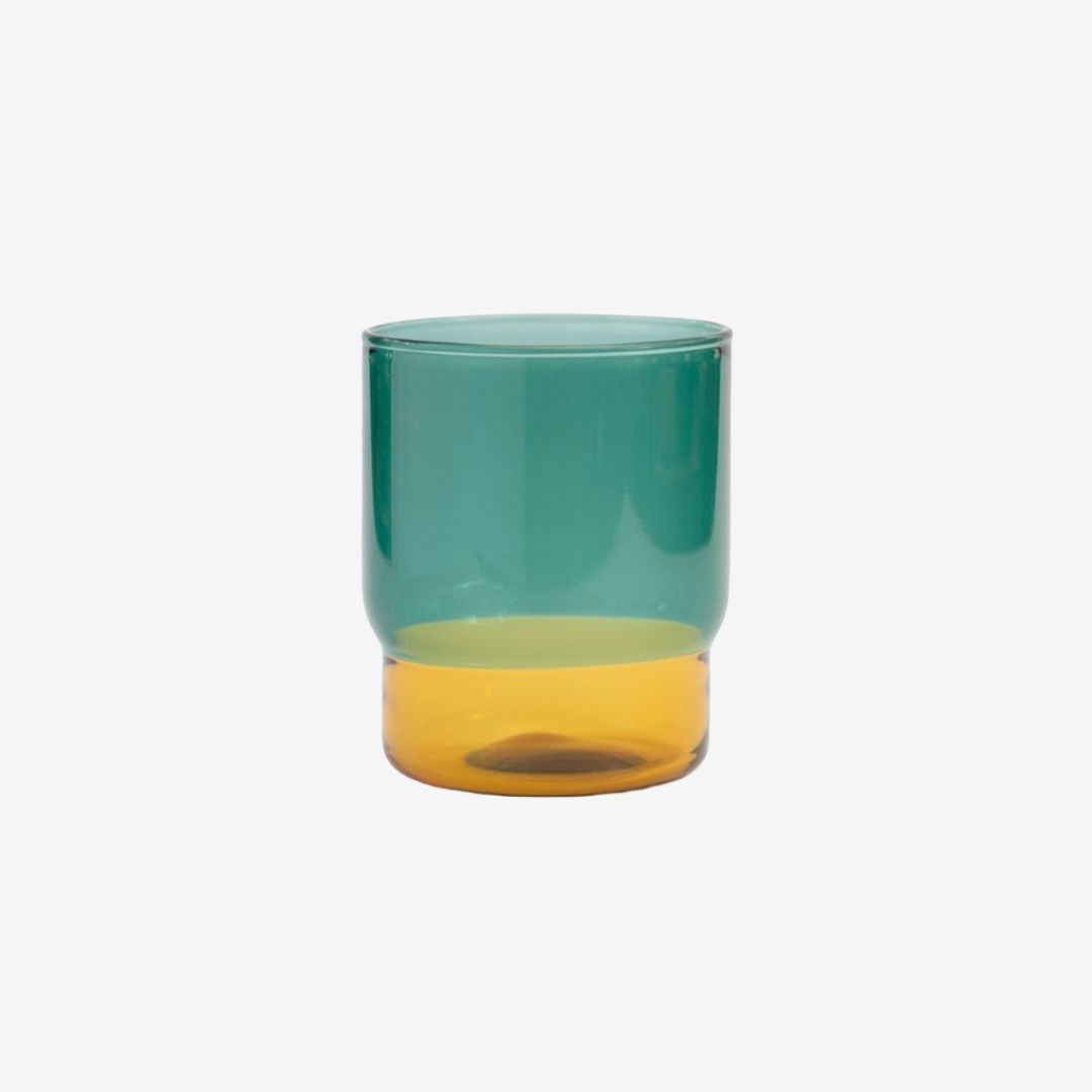 two-tone_stacking_glass_300ml_green_yellow_simple_beautiful_things