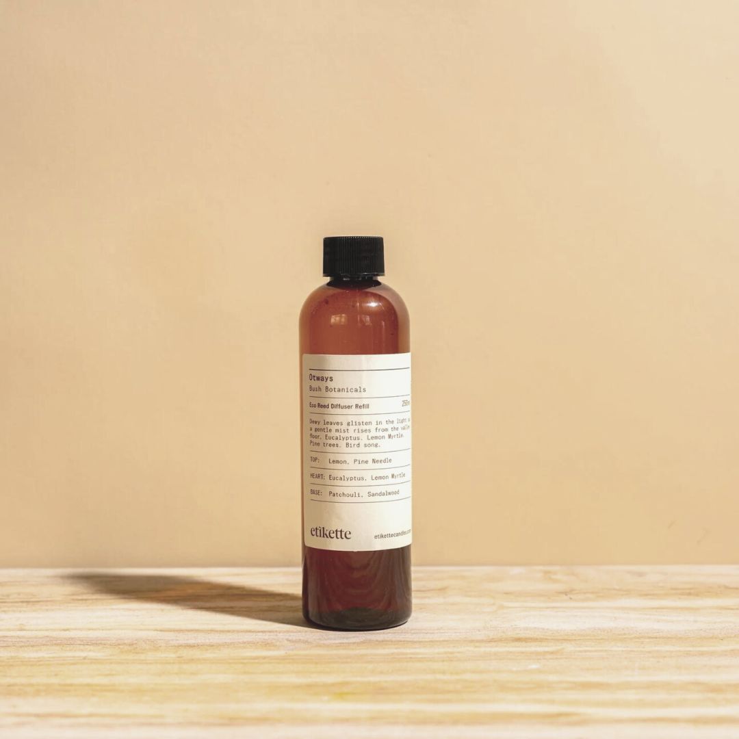 Etikette Reed Diffuser Etikette Reed Diffuser Refill Otways - Bush botanicals | Simple ...