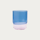 Two-tone Stacking Glass 300ml - Blue / Pink