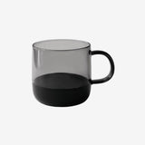 Glass Two-tone Mug 350ml - Black