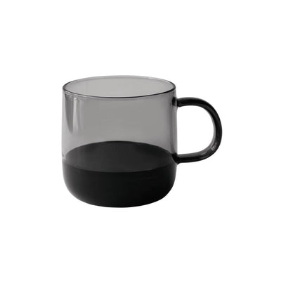 Glass Two-tone Mug 350ml - Black