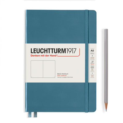 leuchtturm1917-hardcover-notebook-a5-blank-Stone Blue-Simple-Beautiful-Things