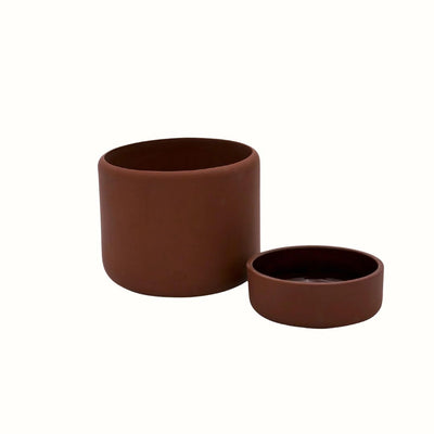 Botany Porcelain Plant Pot Medium - Terracotta