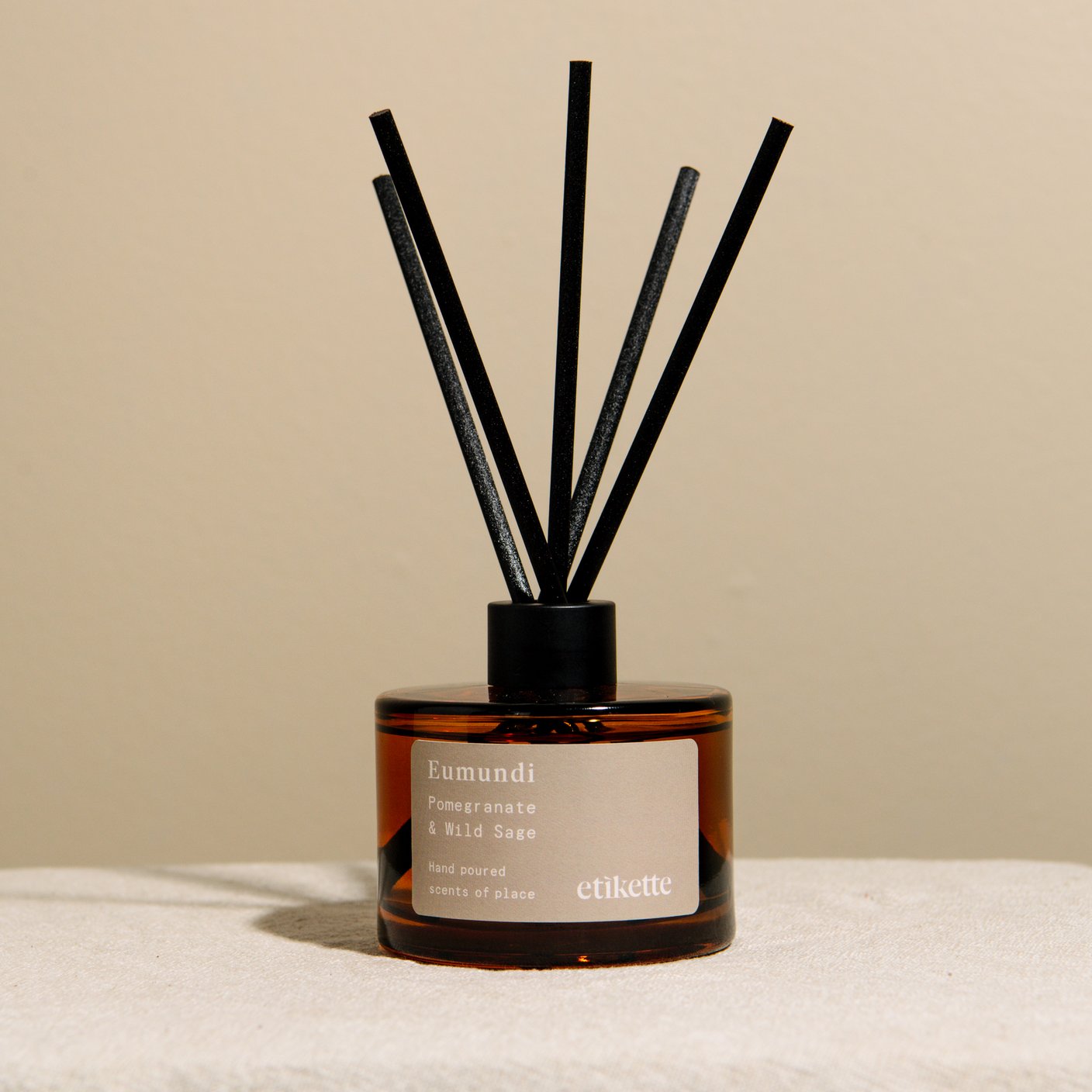 Etikette Reed Diffuser Etikette Reed Diffuser EUMUNDI - Pomegranate / Wild Sage | Simple ...