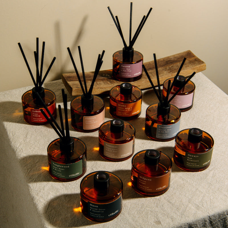 Etikette Reed Diffuser Etikette Candles | Online Australia | Simple Beautiful Things