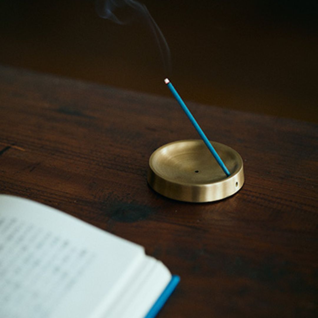 Incense holder- Brass Round