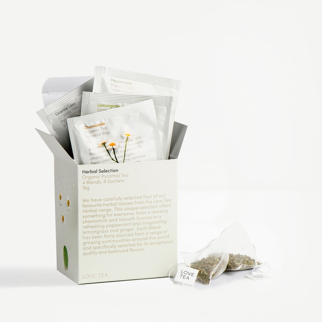 Love Tea - Herbal Selection 8 Pyramid Bags_Simple_Beautiful_Things
