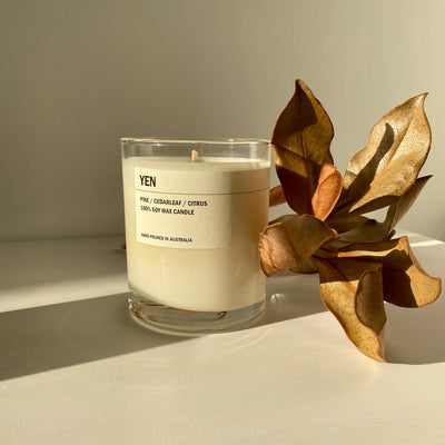 Posie candle YEN - Pine / Cedar leaf / Citrus 300g - simplebeautifulthings