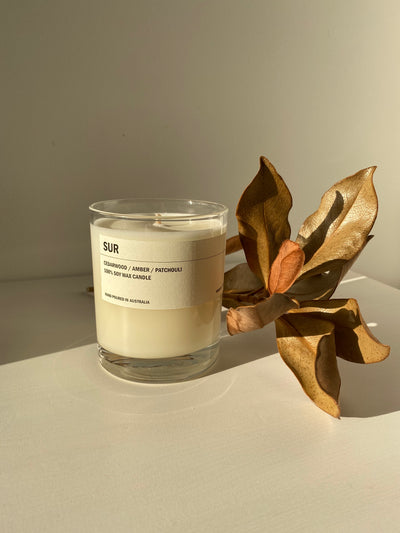 Posie candle SUR - Cedarwood / Amber / Patchouli 300g - simplebeautifulthings