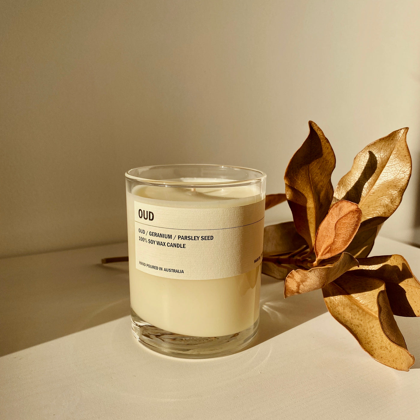 Posie candle OUD - Oudwood / Geranium / Parsley seed 300g - simplebeautifulthings