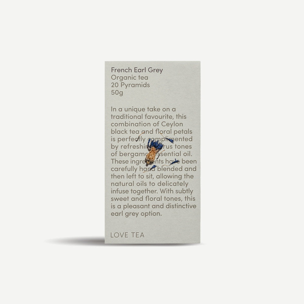 LoveTeaFrenchEarlGreyPyramidBagsBoxSimpleBeautifulThings