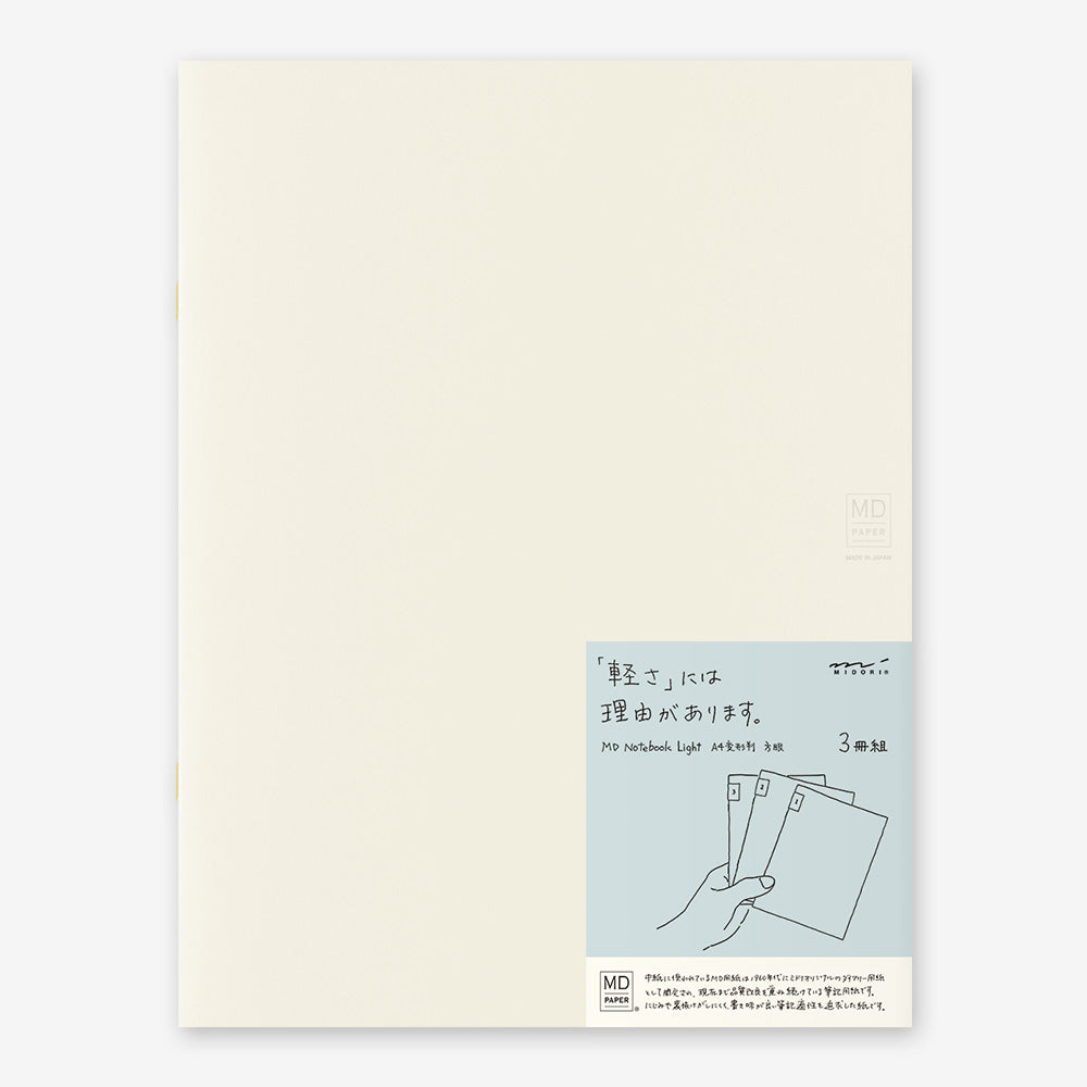 MidoriMDnote-light-a4-BlankCover-Simple-Beautiful-Things