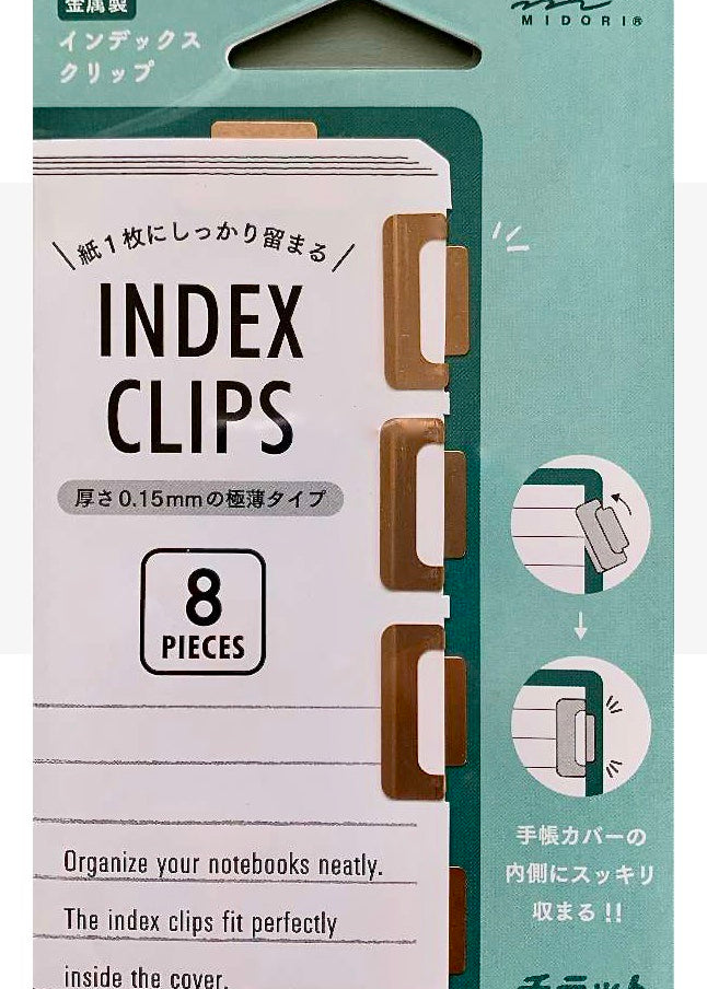 Midori Index clips