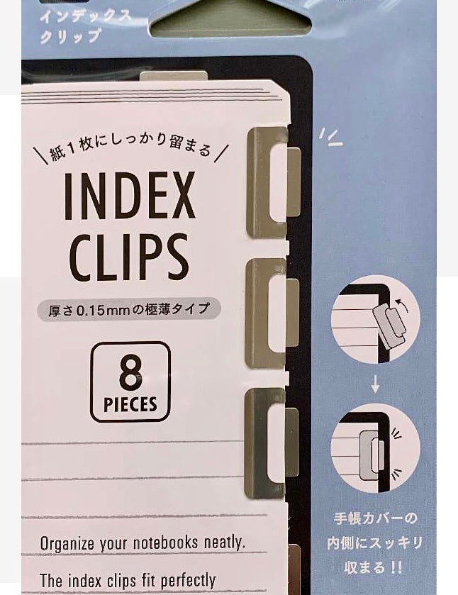 Midori Index clips