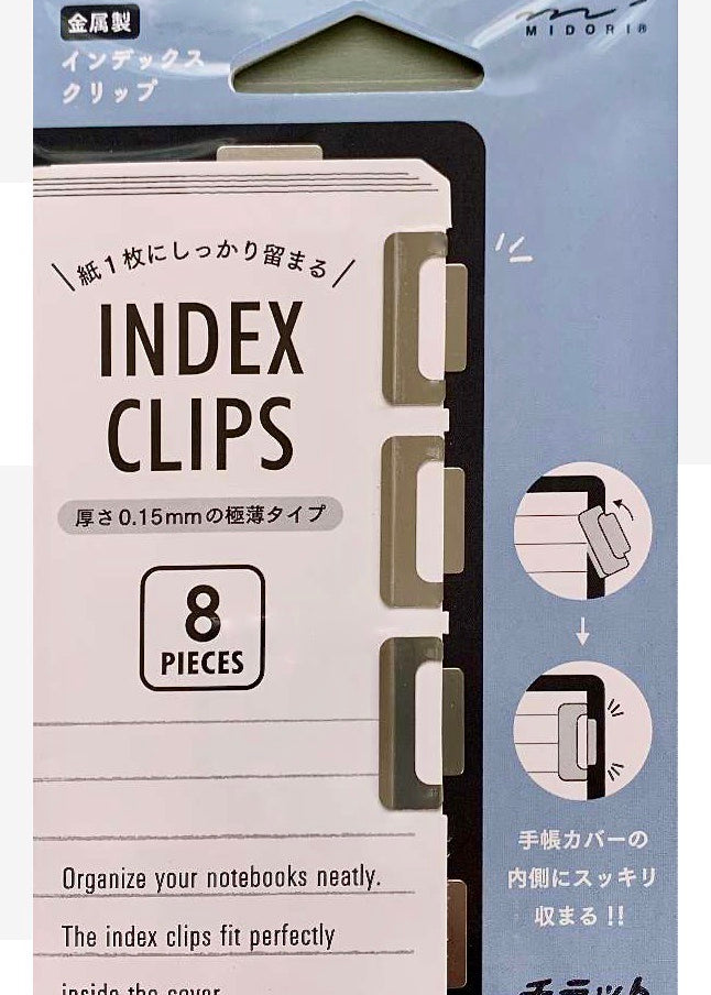 Midori Index clips