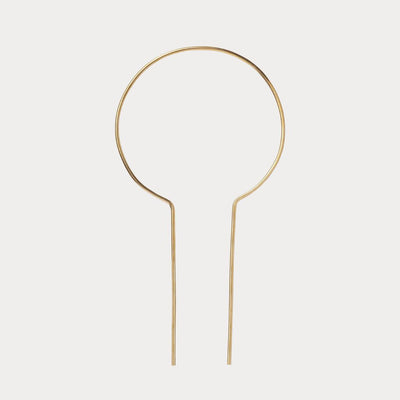 Ivy Muse Brass Plant Stake