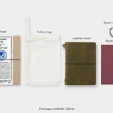 TRAVELER'S Notebook - Olive, Passport size