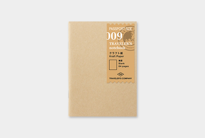 Traveler's Notebook Refill - Kraft Paper Blank, Passport size - simplebeautifulthings