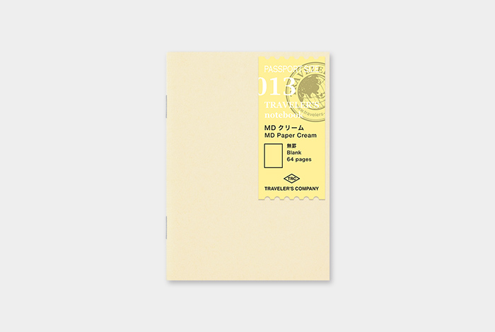 Traveler's Notebook Refill - Blank Cream, Passport size - simplebeautifulthings