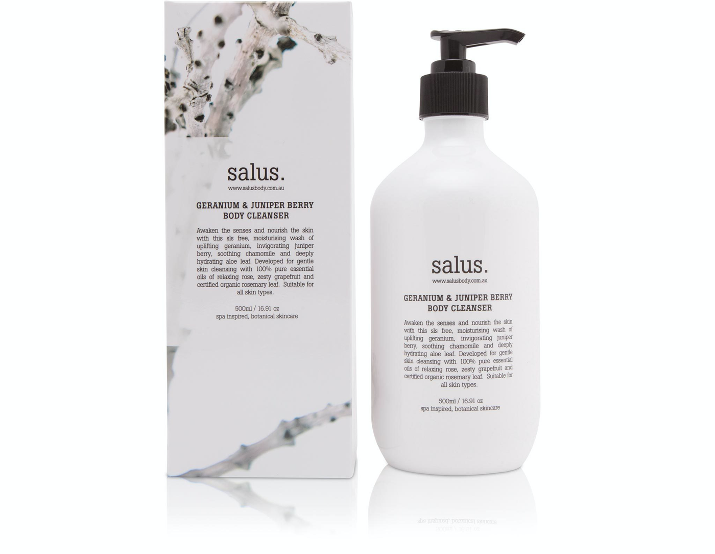 Salus Geranium & juniper berry body wash - simplebeautifulthings