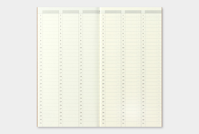 Traveler's Notebook Refill - Diary Weekly - simplebeautifulthings