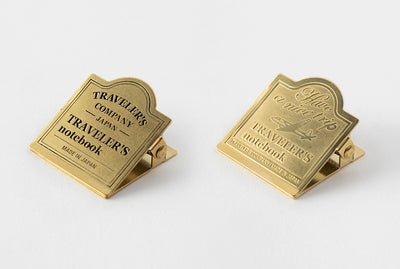 Traveler's Notebook Accessories - Brass clip Airplane - simplebeautifulthings