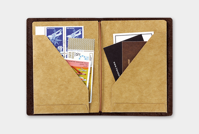Traveler's Notebook Refill - Kraft paper folder, Passport size - simplebeautifulthings