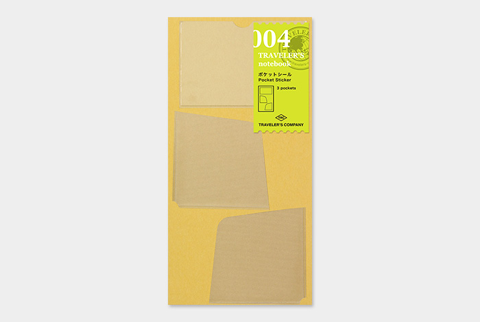 Notebook Sticker Pocket Traveler's Notebook - Pocket Sticker | Simple Beautiful Things