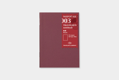 Traveler's Notebook Refill - Blank, Passport size - simplebeautifulthings