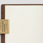 Traveler's Notebook Accessories - Brass clip Logo - simplebeautifulthings