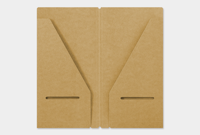 Traveler's Notebook Refill - Kraft paper folder - simplebeautifulthings