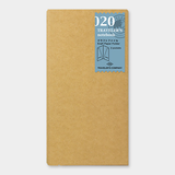 Traveler's Notebook Refill - Kraft paper folder - simplebeautifulthings