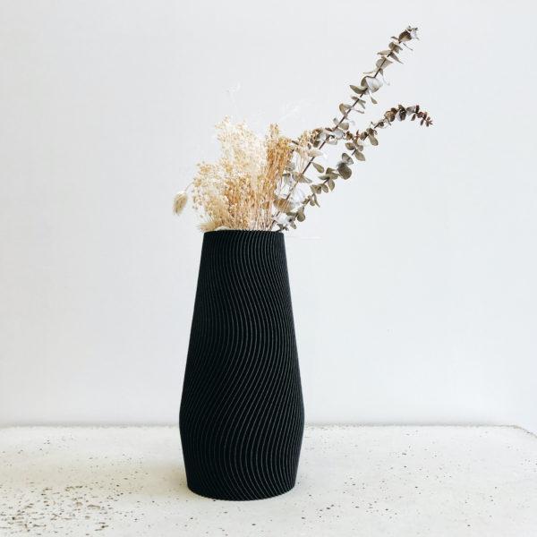 Vase_Wave_black_simple_beautiful_things